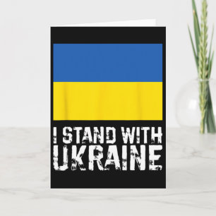 Ich stehe hinter der Ukraine 5 Karte