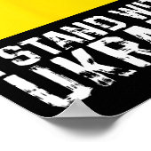 Ich stehe hinter der Ukraine 5 Poster (Ecke)