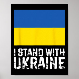 Ich stehe hinter der Ukraine 5 Poster