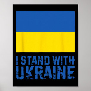 Ich stehe hinter der Ukraine 6 Poster