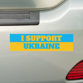 Ich stehe hinter der Ukraine-Aufkleber Autoaufkleber (Auf Auto)