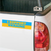 Ich stehe hinter der Ukraine-Aufkleber Autoaufkleber (Auf Lkw)