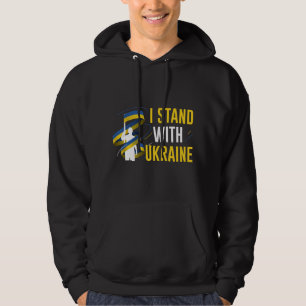 Ich stehe hinter der Ukraine Hoodie