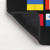 Ich stehe hinter der Ukraine Kanada Grönland Mexik Mousepad (Ecke)