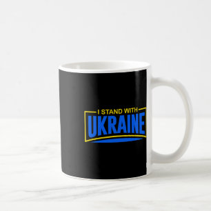 Ich stehe hinter der Ukraine - Patriotische Fürsor Kaffeetasse