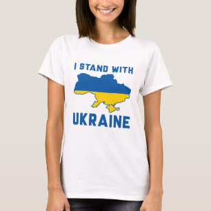 Ich stehe hinter der Ukraine T-Shirt