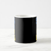 Ich stehe hinter der Ukraine Unterstützen Sie die Kaffeetasse (Mittel)