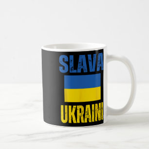 Ich stehe hinter der Ukraine Unterstützen Sie die Kaffeetasse