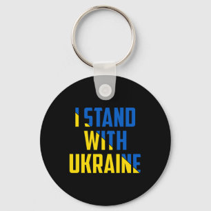 Ich stehe hinter der Ukraine - Unterstützung der U Schlüsselanhänger