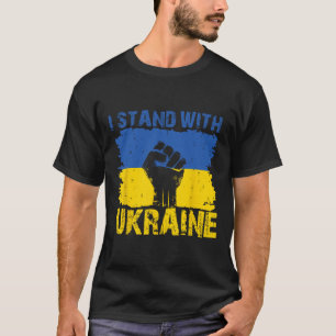 Ich stehe hinter der Ukraine - Unterstützung der U T-Shirt