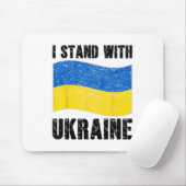 Ich stehe hinter der Ukraine Unterstützung der Ukr Mousepad (Mit Mouse)