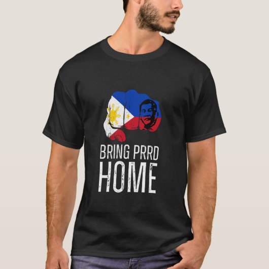 Ich stehe hinter Digong Duterte PRRD DU30 Philippi T-Shirt (Vorderseite)
