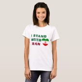 Ich stehe hinter Iran T-Shirt (Vorne ganz)