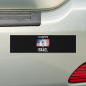 ich stehe hinter Israel Autoaufkleber (Auf Auto)
