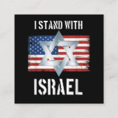 ich stehe hinter Israel Begleitkarte (Vorderseite)