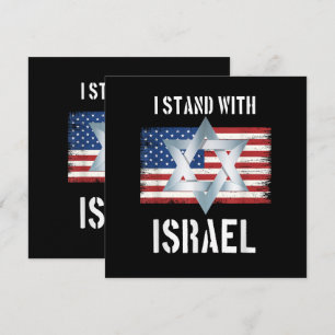 ich stehe hinter Israel Einladung