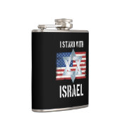 ich stehe hinter Israel  Flachmann (Rechts)