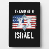 ich stehe hinter Israel Fotoplatte (Vorderseite)
