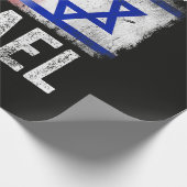 Ich stehe hinter Israel Geschenkpapier (Ecke)