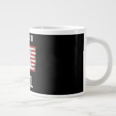 Ich stehe hinter Israel Jumbo-Tasse (Rechts)