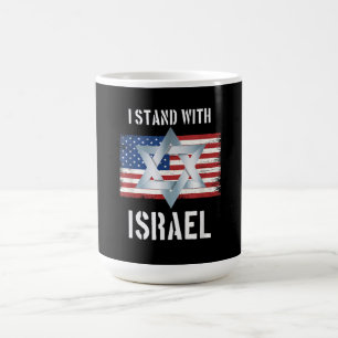 ich stehe hinter Israel Kaffeetasse