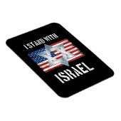 ich stehe hinter Israel Magnet (Rechte Seite)