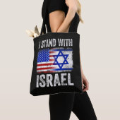 Ich stehe hinter Israel Tasche (Von Nahem)