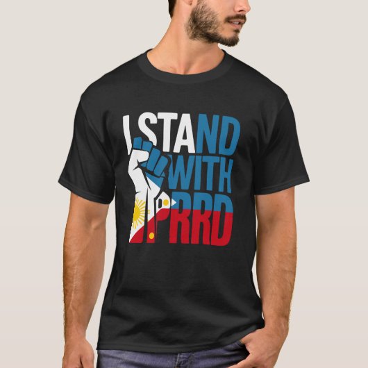 Ich stehe hinter PRRD T-Shirt (Vorderseite)