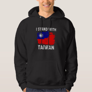 Ich stehe hinter Taiwan Vintage amerikanische taiw Hoodie