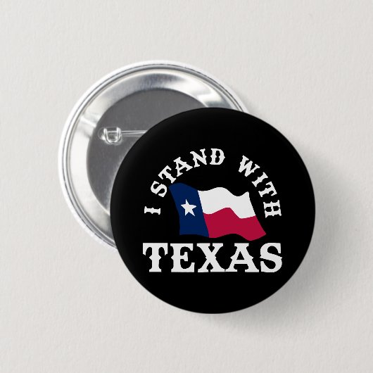 Ich stehe hinter Texas Button (Vorne & Hinten)