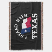 Ich stehe hinter Texas Decke (Vorderseite Vertikal)