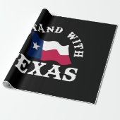 Ich stehe hinter Texas Geschenkpapier (Ungerollt)