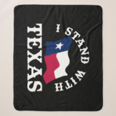 Ich stehe hinter Texas Sherpadecke (Vorderseite)