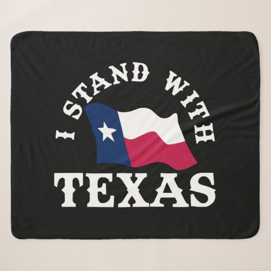 Ich stehe hinter Texas Sherpadecke (Vorderseite (Horizontal))
