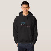 Ich stehe hinter Trans-Athleten Hoodie (Vorne ganz)