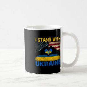 Ich stehe hinter Ukraine Unterstütze Ukraine Liebh Kaffeetasse