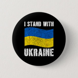 Ich stehe hinter Ukraine Unterstütze Ukraine Ukrai Button