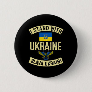 Ich stehe hinter Ukraine Unterstütze Ukraine Ukrai Button