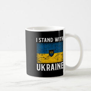 Ich stehe hinter Ukraine Unterstütze Ukraine Ukrai Kaffeetasse