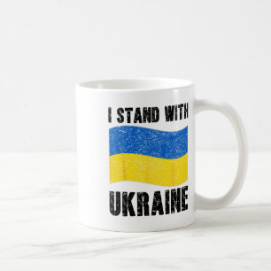 Ich stehe hinter Ukraine Unterstütze Ukraine Ukrai Kaffeetasse