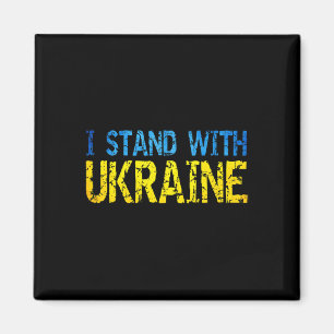 Ich stehe hinter Ukraine Unterstütze Ukraine Ukrai Magnet