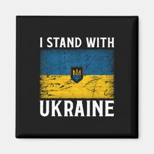 Ich stehe hinter Ukraine Unterstütze Ukraine Ukrai Magnet