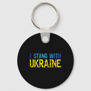 Ich stehe hinter Ukraine Unterstütze Ukraine Ukrai Schlüsselanhänger