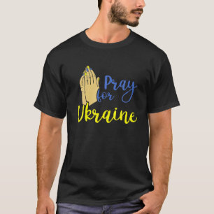 Ich stehe hinter Ukraine Vintage Ukrainischer Supp T-Shirt