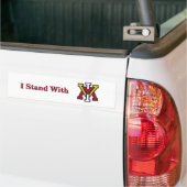 Ich stehe hinter VMI Autoaufkleber (Auf Lkw)