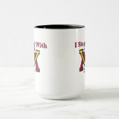 Ich stehe hinter VMI Tasse (Zentrum)
