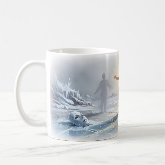 Ich stehe immer noch Triumph Comeback Tasse (Links)