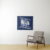 Ich stehe in Israel - für sie Wandteppich (Beispiel (Horizontal))