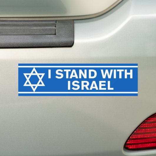 Ich stehe Israel gegenüber Autoaufkleber (Auf Auto)