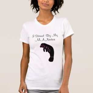 Ich stehe mein Manatis-T-Shirt bereit T-Shirt
